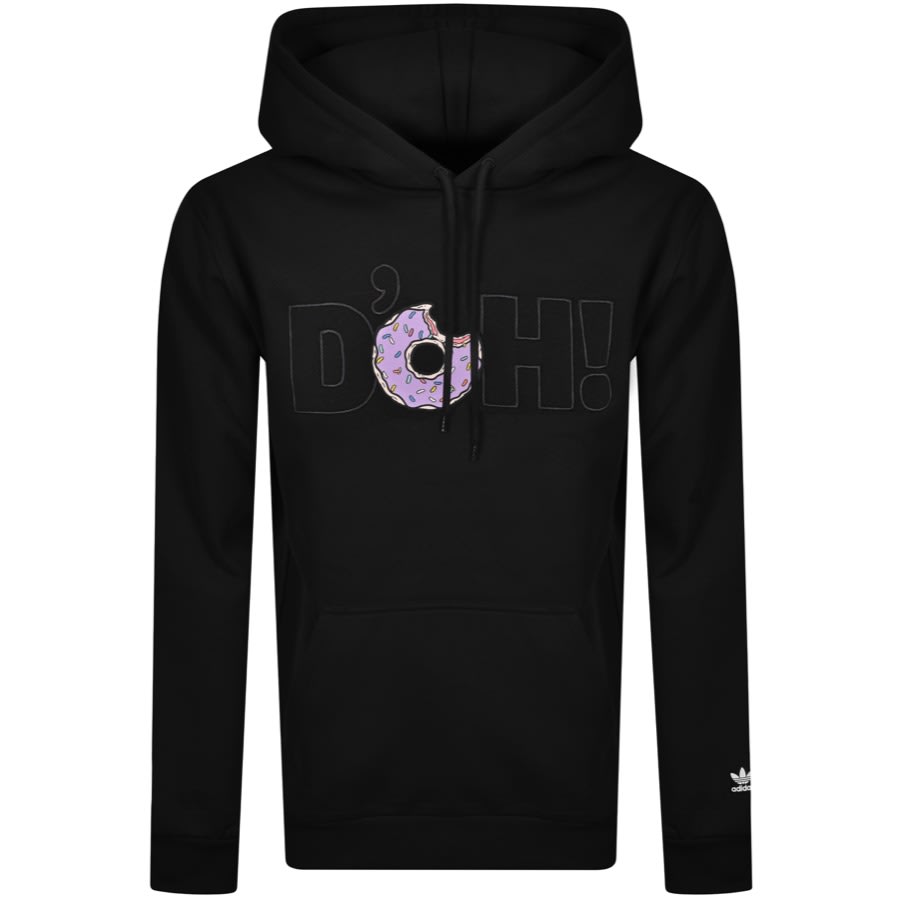 Alternative Image for Productadidas Originals X The Simpsons DOH Hoodie Black1